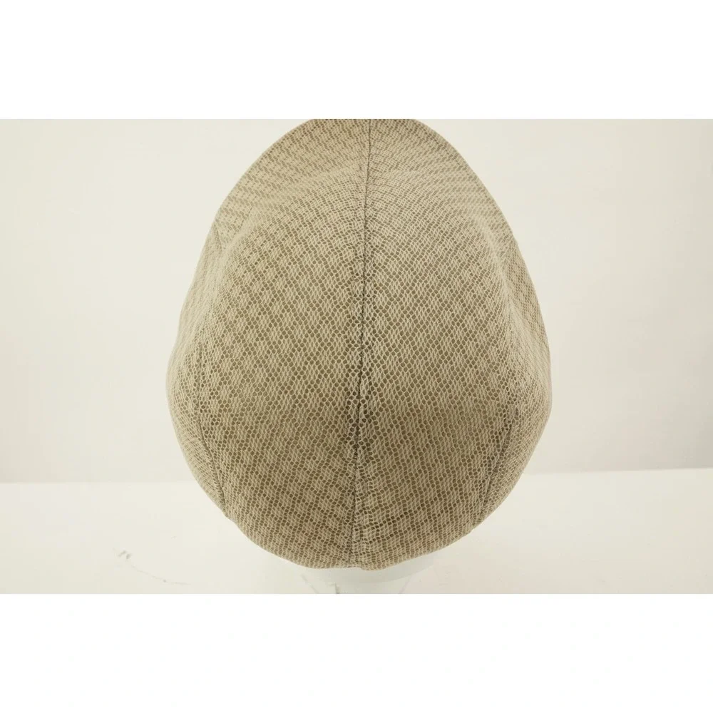 Kangol Vintage 1950s Flat Cap Hat Post Boy Golf Baker Mesh Hat Mens Small Cotton